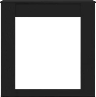 Schouwombouw Zwart Eiken 100x100 cm