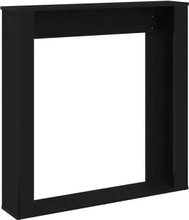 Schouwombouw Zwart Eiken 100x100 cm