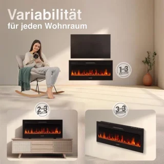Sfeerhaard Industrohome 3-in-1 elektrische haard