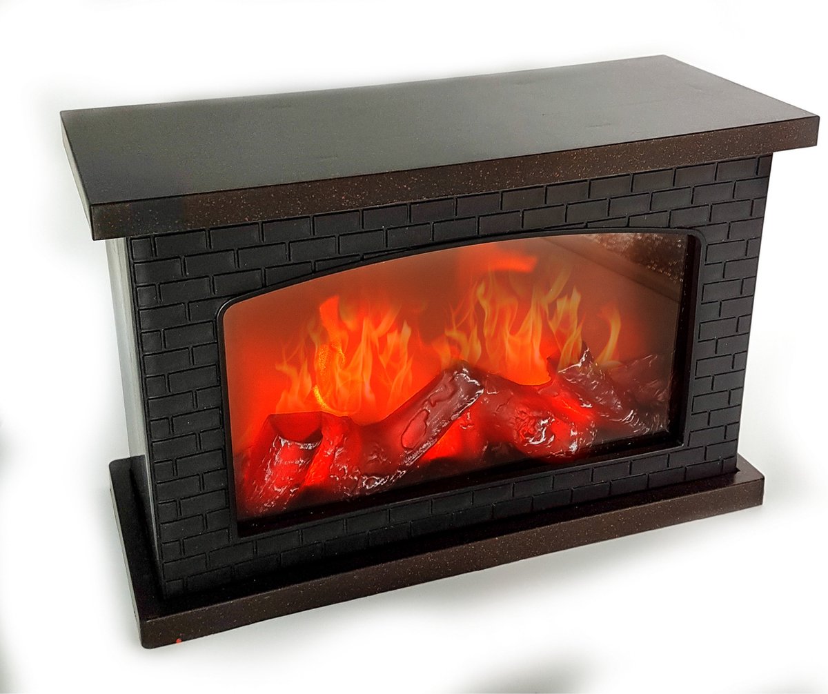 Sfeerhaard L30xH20 cm met LED verlichting