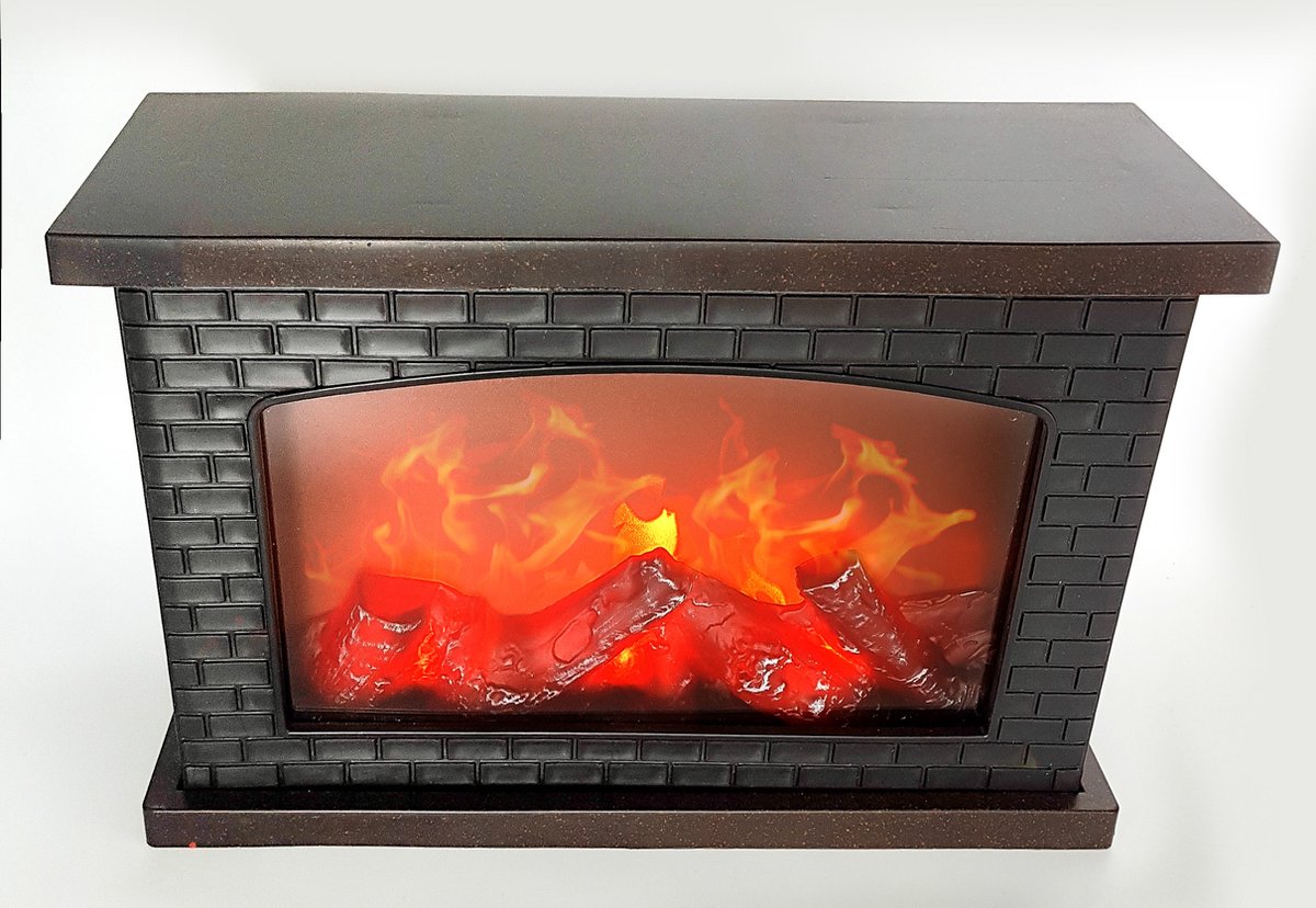 Sfeerhaard L30xH20 cm met LED verlichting