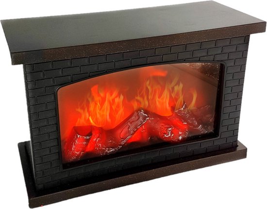 Sfeerhaard L30xH20 cm met LED verlichting