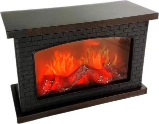 Sfeerhaard L30xH20 cm met LED verlichting