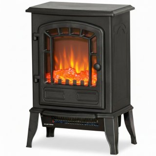 De Sfeerhaard Vrijstaande Elektrische Haard Zwart in één oogopslag