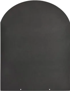 De Stalen kachelplaat 90x80 cm in één oogopslag