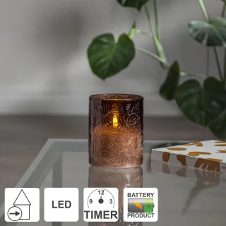 Star Trading LED Kaars Flame Leaf was