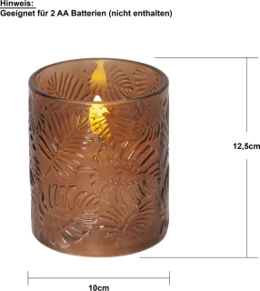 Star Trading LED Kaars Flame Leaf was