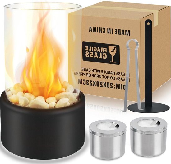 Tafelhaard Decoratieve Stenen 2 Verbrandingskamers