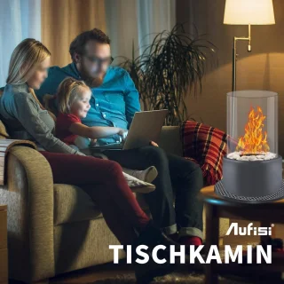 Tafelhaard met 2 verbrandingskamers bio-ethanol