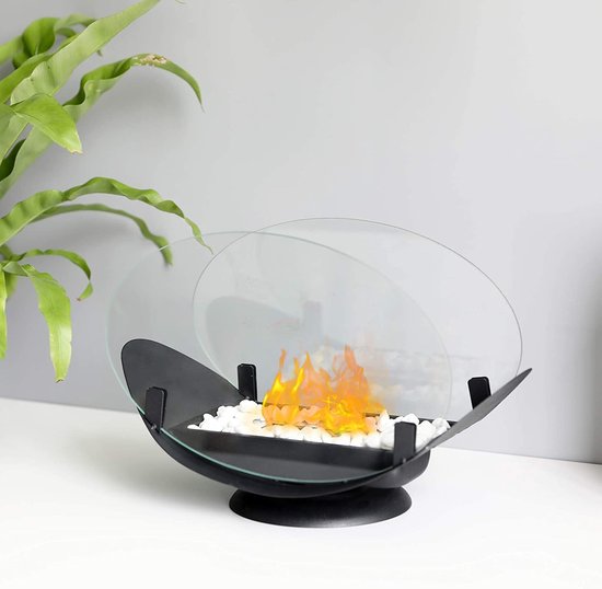 Tafelhaard Ovale Bio-ethanol 245 cm Draagbaar