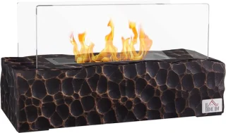 Tafelhaard Sfeerhaard 33x16x18 cm Zwart