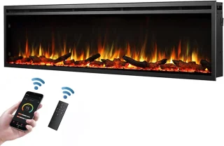 TasalFurniture Atalanta 72" Elektrische Inbouwhaard
