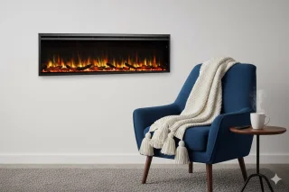 TasalFurniture Atalanta 72" Elektrische Inbouwhaard
