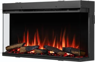 TasalFurniture Athena 36" Elektrische Wandhaard Zwart