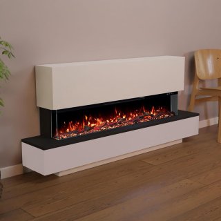 De TasalFurniture Aurora 50 – Vrijstaande elektrische open haard in één oogopslag