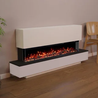 TasalFurniture Aurora 50 – Vrijstaande elektrische open haard