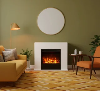 TasalFurniture Aurora Deluxe Vrijstaande elektrische haard