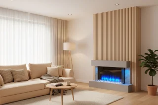 TasalFurniture Aurora Elektrische Wandhaard