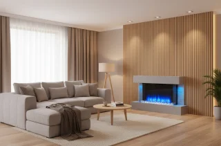 TasalFurniture Aurora Elektrische Wandhaard