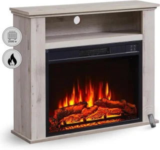 TasalFurniture Aurora Luxe vrijstaand elektrisch haardmeubel