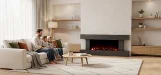 TasalFurniture Aurora Smart Elektrische Wandhaard