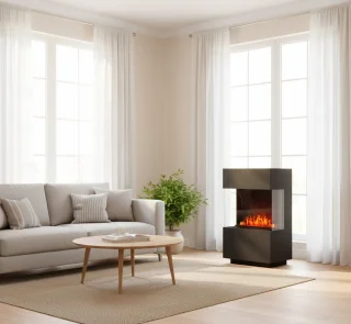 TasalFurniture Aurora Vrijstaande elektrische haard