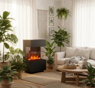 TasalFurniture Aurora Vrijstaande elektrische haard