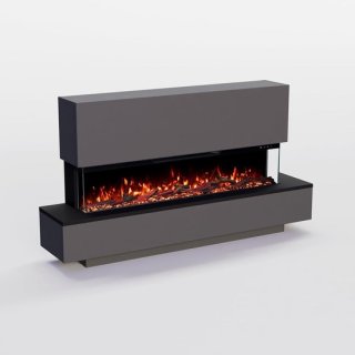 TasalFurniture Cobalt Luxe Elektrische Staande Openhaard 137x75x29 cm Grijs review