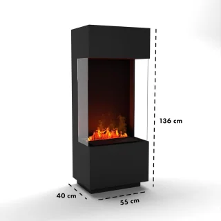 TasalFurniture GlowFire Elektrische Staande Haard