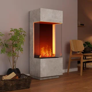 TasalFurniture GlowFlame 3D Vrijstaande elektrische haard