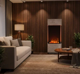TasalFurniture GlowFlame 3D Vrijstaande elektrische haard