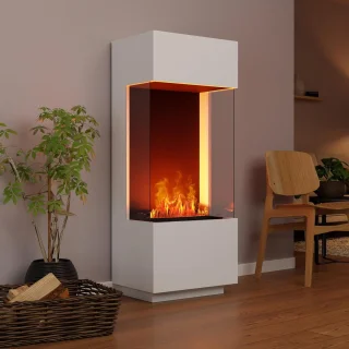 TasalFurniture GlowFlame 3D Vrijstaande Elektrische Haard