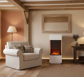 TasalFurniture GlowFlame 3D Vrijstaande Elektrische Haard