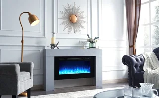 TasalFurniture Herkules Vrijstaande Elektrische Open Haard