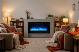 TasalFurniture Herkules Vrijstaande Elektrische Open Haard