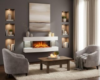 Wat vinden we goed aan de TasalFurniture Luxe Lounge 120 cm Elektrische Wandhaard