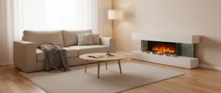 TasalFurniture Luxe Lounge 120 cm Elektrische Wandhaard