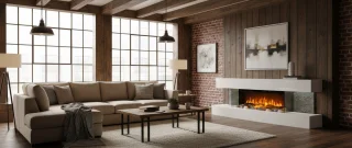 TasalFurniture Luxe Lounge 120 cm Elektrische Wandhaard