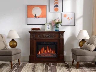 TasalFurniture Toscana Deluxe - Vrijstaande Elektrische Haard