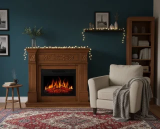 TasalFurniture Toscana Deluxe Vrijstaande Elektrische Haard