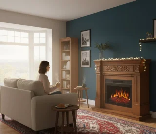 TasalFurniture Toscana Deluxe Vrijstaande Elektrische Haard