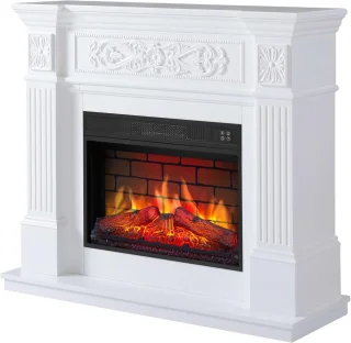 TasalFurniture Toscana Luxe Elektrische Sfeerhaard Wit