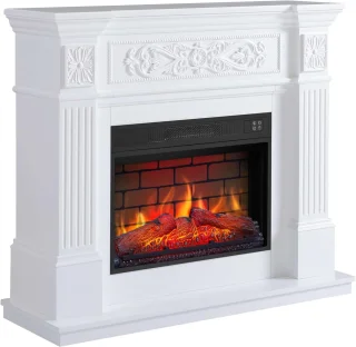TasalFurniture Toscana Luxe Elektrische Sfeerhaard Wit