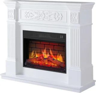 TasalFurniture Toscana Luxe Elektrische Sfeerhaard Wit