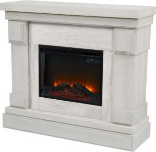 Teamson Home Hestia Elektrische Vrijstaande Haard 48 Inch Grijs