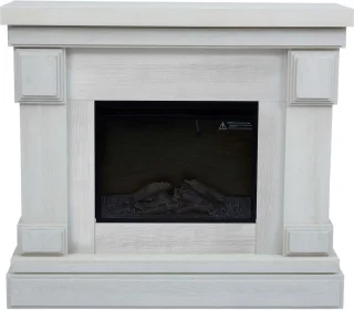 Teamson Home Hestia Vrijstaande Elektrische Haard 48 Inch Wit