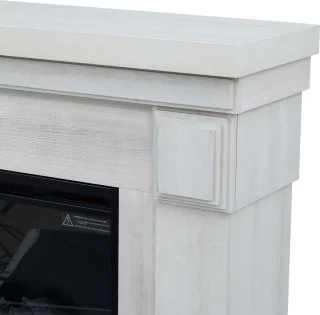 Teamson Home Hestia Vrijstaande Elektrische Haard 48 Inch Wit