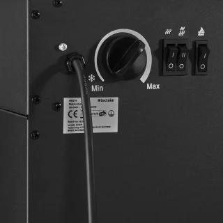 tectake® Elektrische Sfeerhaard - Vrijstaande Kachel