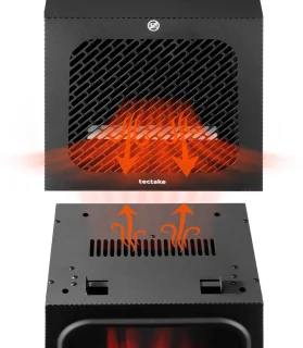 tectake® Vrijstaande Elektrische Haard