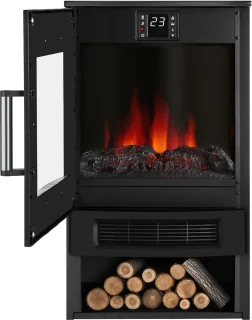 tectake® Vrijstaande Elektrische Sfeerhaard
